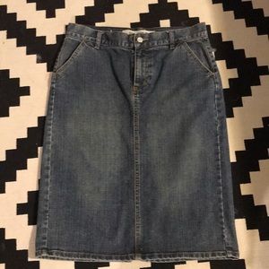 Gap Stretch Denim Skirt